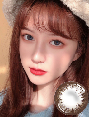 韓國進口艾樂視大小直徑年拋美瞳1片裝-大羙目棕色[Big Eyes Choco]