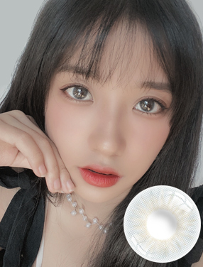 艾樂視年拋美瞳1片瓶裝-流流煙灰