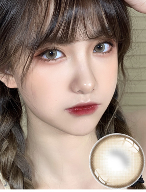 韓國進口Colorbaby美瞳年拋1片-月貓棕（Moon Cat-Brown）